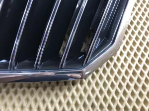 Решетка радиатора Skoda Superb 2008-2015 (ПОСЛЕ 2013Г. С ХРОМОМ 3T0853668B) — фото 3