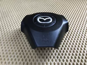 Подушка безопасности в рулевое колесо Mazda 3 (BK) 2002-2009 (ПОСЛЕ 2005 ГОДА НА ОДИН ПОДРЫВ BP4S57K00B) — фото 2