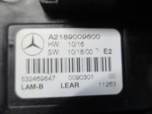 Блок управления светом Mercedes Benz W204 2007-2015,GLK-Class X204 2008-2015,W166 M-Klasse (ML/GLE) 2011>,W246 B-klasse 2012>,GL-Class X166 (GL/GLS) 2012>,W218 CLS 2011> (УПРАВЛЕНИЯ АДАПТИВНОГО ОСВЕЩЕНИЯ A2189009600) — фото 5