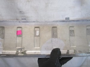 Накладка заднего бампера Mercedes Benz W166 M-Klasse (ML/GLE) 2011> (ВЕРХНЯЯ ХРОМ A1668852174) — фото 11