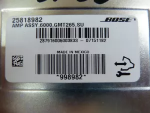 Усилитель акустической системы Cadillac SRX 2003-2009 (BOSE 25818982) — фото 6