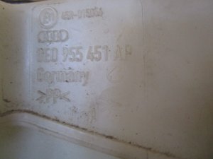 Бачок омывателя Audi A4 [B7] 2004-2008,A4 [B6] 2000-2004 (ВЕРХНЯЯ ЧАСТЬ 8E0955451AP) — фото 5