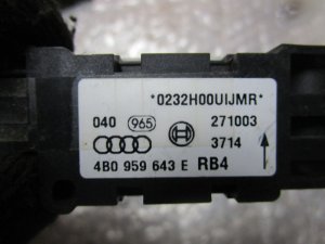 Датчик AIR BAG Audi A3 [8P1] 2003-2013,Allroad quattro 2000-2005,A6 [C5] 1997-2004,A3 [8PA] Sportback 2004-2013,A8 [4E] 2003-2010,Phaeton 2002-2016,Touareg 2002-2010 (4B0959643E) — фото 4