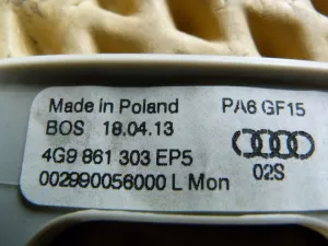 Крепежный элемент потолка Audi A6 [C5] 1997-2004 (4G9861304EP5 4G9861303EP5) — фото 3