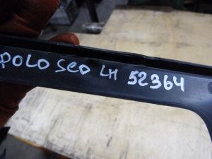 Решетка в бампер левая VW Polo (Sed RUS) 2011> (ПОСЛЕ 04.05.2015 ГОДА ПОД ПТФ С НАКЛАДКОЙ 6RU853665F) — фото 12