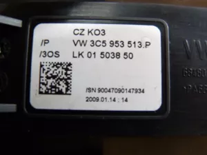 Переключатель подрулевой в сборе VW Passat [B6] 2005-2010 (3C5953507BN 3C5953513P) — фото 8