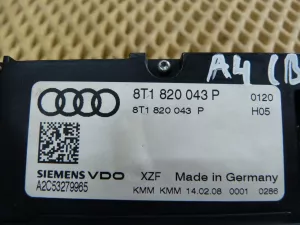 Блок управления климатической установкой Audi A4 [B8] 2007-2015 (8T1820043P) — фото 15