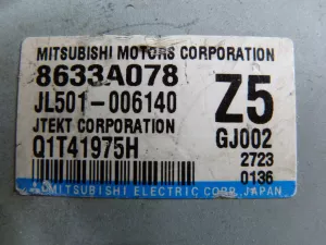 Блок электронный Mitsubishi ASX 2010> (УПРАВЛЕНИЯ ЭЛ. УСИЛИТЕЛЯ РУЛЯ 8633A078) — фото 4