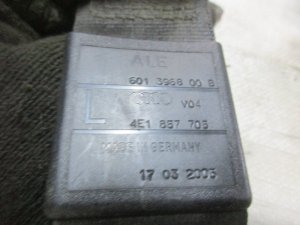 Ремень безопасности передний левый Audi A8 [4E] 2002-2010 — фото 6