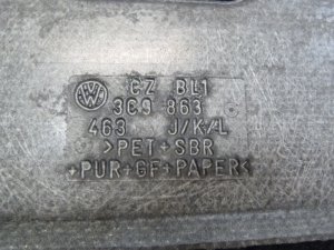 Пол багажника VW Passat [B6] 2005-2010 (УНИВЕРСАЛ 3C9863463J) — фото 14