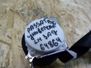 Ремень безопасности задний левый VW Passat [B6] 2005-2010 (ЗАДНИЙ ЛЕВЫЙ 3C9857805G) — фото 6