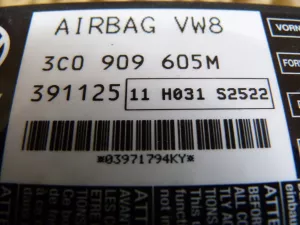 Блок управления AIR BAG VW Passat [B6] 2005-2010 — фото 4