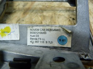 Накладка декоративная Audi A8 [4E] 2002-2010 (НА ПАНЕЛЬ ПРИБОРОВ 4E1857115B7L5) — фото 11