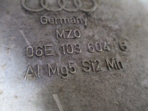Поддон масляный двигателя Audi A6 [C6,4F] 2004-2011,A8 [4E] 2003-2010,A4 [B7] 2005-2007,Allroad quattro 2006-2012 (3.2 V6 AUK НИЖНЯЯ ЧАСТЬ 06E103604G) — фото 3