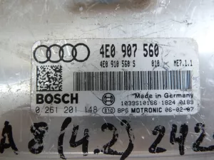 Блок управления двигателем Audi A8 [4E] 2003-2010 (4E0907560 4.2 V8 BFM) — фото 5