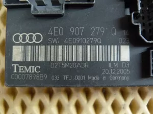 Блок комфорта Audi A8 [4E] 2003-2010 ( А/М С ЭЛЕКТРОР РУЛЕВОЙ КОЛОНКИ 4E0907279Q) — фото 4