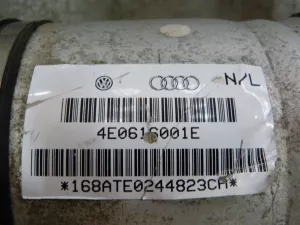 Амортизатор задний Audi A8 [4E] 2003-2010 (ПНЕВМАТИЧЕСКИЙ 4E0616001E 4E0616002E) — фото 10
