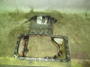 Поддон масляный двигателя Audi A8 [4E] 2003-2010,Phaeton 2002-2016 (4.2 V8 BFM 077103603AE) — фото 2