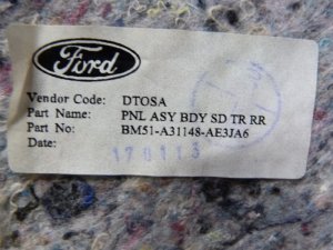 Обшивка багажника правая Ford Focus III 2011-2019 (BM51A31148AE3JA6) — фото 3