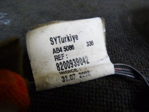 Проводка двери задней левой Renault Megane II 2003-2009 (8200939042) — фото 4