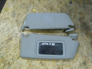 Козырек солнцезащитный Opel Astra H / Family 2004-2015 (КОМПЛЕКТ 13113045 13113042) — фото 2