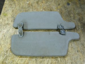 Козырек солнцезащитный Hyundai Accent II (+ТАГАЗ) 2000-2012 (КОМПЛЕКТ 8520125400YL 8520225400YL) — фото 1