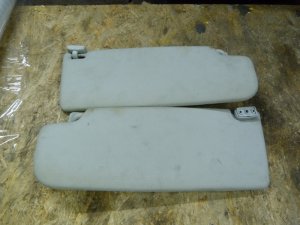 Козырек солнцезащитный Skoda Octavia (A4 1U-) 2000-2011 (КОМПЛЕКТ 1U0857551AX14 1U0857552AX14) — фото 1