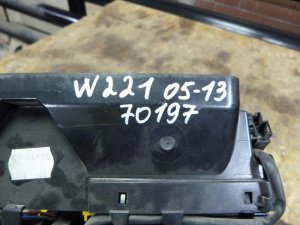 Дефлектор воздушный Mercedes Benz W221 2005-2013 (ЦЕНТРАЛЬНЫЙ A2218300554 С ЧАСАМИ A2218270370) — фото 10