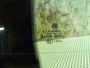 Стекло двери задней правой (форточка) VW Tiguan 2011-2016 (5N0845214E) — фото 25