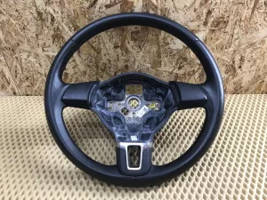 Рулевое колесо VW Tiguan 2011-2016 (КОЖА 5K0419091JE74 5K0880201AA) — фото 2