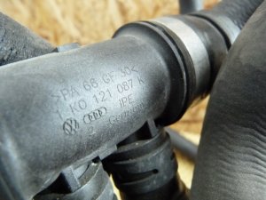 Комплект патрубков системы охлаждения VW Tiguan 2011-2016 (5N0121070K 1K0121087K 5N0121049J 5N0122447AQ 1K0121096AT 1K0121058B 7N0122157AJ 3B0122291B 5N0122109D 5N0121063) — фото 8
