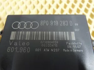 Блок управления парктроником Audi A3 [8P1] 2003-2013; A3 [8PA] Sportback 2004-2013; TT(8J) 2006-2015 (8P0919283D) — фото 5