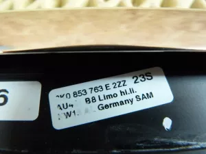 Бархотка стекла двери задней левой наружная Audi A4 [B8] 2007-2015 (8K0853763H) — фото 12