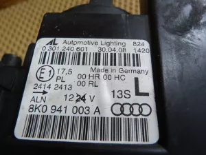 Комплект фар Audi A4 [B8] 2007-2015 (КОМПЛЕКТ 8K0941003A 8K0941004A) — фото 19