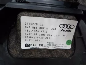 Обшивка багажника Audi A4 [B8] 2007-2015 (КОМПЛЕКТ 8K5863887A 8K5863888A) — фото 20