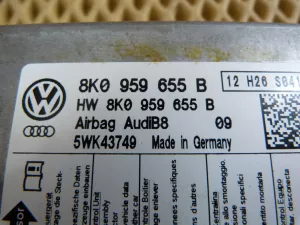 Блок управления AIR BAG Audi A4 [B8] 2007-2015 (8K0959655B 8K0973125) — фото 6