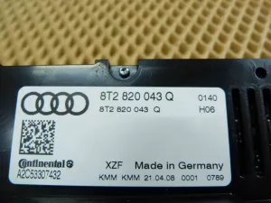 Блок управления климатической установкой Audi A4 [B8] 2007-2015 (8T2820043Q) — фото 7