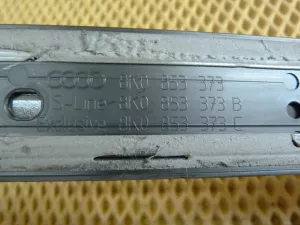 Комплект накладок порога Audi A4 [B8] 2007-2015 (ПЕРЕДНИЕ КОМПЛЕКТ 8K0853374 8K0853373) — фото 12