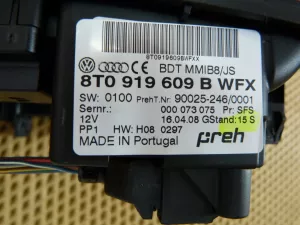Мультимедиа Audi A4 [B8] 2007-2015 (8T0919609B 8T0035412 8K5035225H 8K5035225B 8T0035462 8T0035729B 4E0035785D 8F001062 4F0035541K 4F0919148 8T0919888 4F0035209C 8F001044 8T0035223AG 8K5035503A 8T2035110C 8T0919603C)    — фото 10