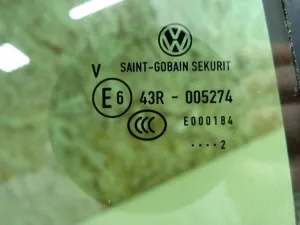 Стекло двери задней правой форточка VW Passat CC 2008-2017 (3C8839614J) — фото 11