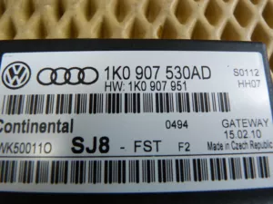 Блок электронный VW Golf VI 2009-2013 (БЛОК УПРАВЛЕНИЯ МЕЖСЕТЕВЫМ ИНТЕРФЕЙСОМ 1K0907530AD) — фото 5
