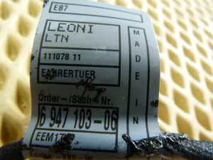 Проводка двери передней левой BMW 1-serie E87/E81 2004-2011 (6947103-06) — фото 9