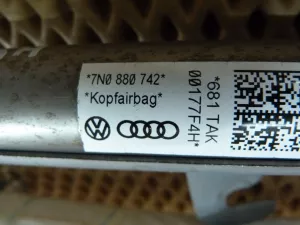 Подушка безопасности боковая шторка VW Sharan 2010> (ПРАВАЯ 7N0880742) — фото 9