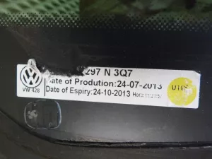 Стекло кузовное глухое левое VW Sharan 2010> (ЗАДНЕЕ 7N0845297N) — фото 19