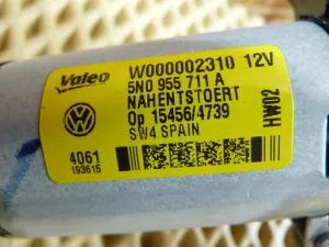 Моторчик стеклоочистителя задний VW Tiguan 2007-2011 (5N0955711A) — фото 10