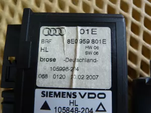 Моторчик стеклоподъемника задний левый Audi A4 [B7] 2005-2007 (8E0959801E) — фото 5