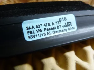 Бархотка стекла двери передней правой наружная VW Passat [B7] 2011-2015 (3AA837476A) — фото 12