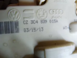 Замок двери задней левой VW Passat [B7] 2011-2015 (3C4839015A) — фото 10