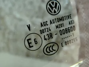 Стекло двери задней левой форточка VW Tiguan 2011-2016 (5N0845213E) — фото 10