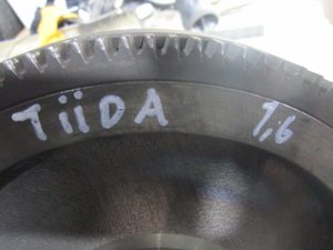 Маховик Nissan Note (E11) 2006-2013,Micra (K12E) 2002-2010,Qashqai (J10) 2006-2014,Tiida (C11) 2007-2014,Juke (F15) 2011>,Qashqai+2 (JJ10) 2008-2014,NV200 (M20) 2009>,Sentra (B17) 2013-2017,Tiida (C13) 2015> (МКПП 12310EE000) — фото 5
